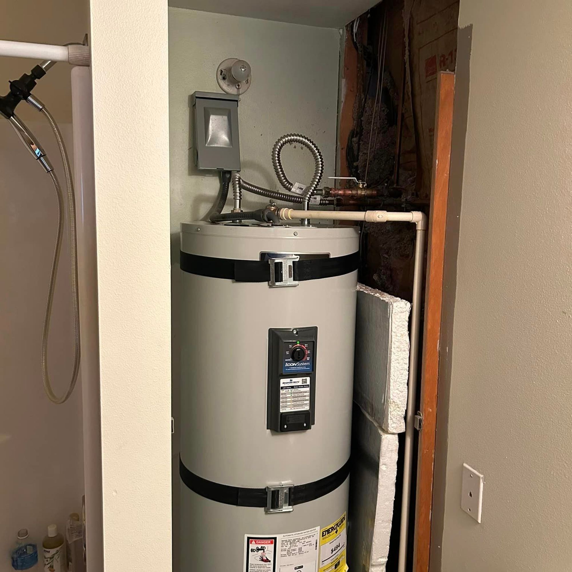Water heater installation
