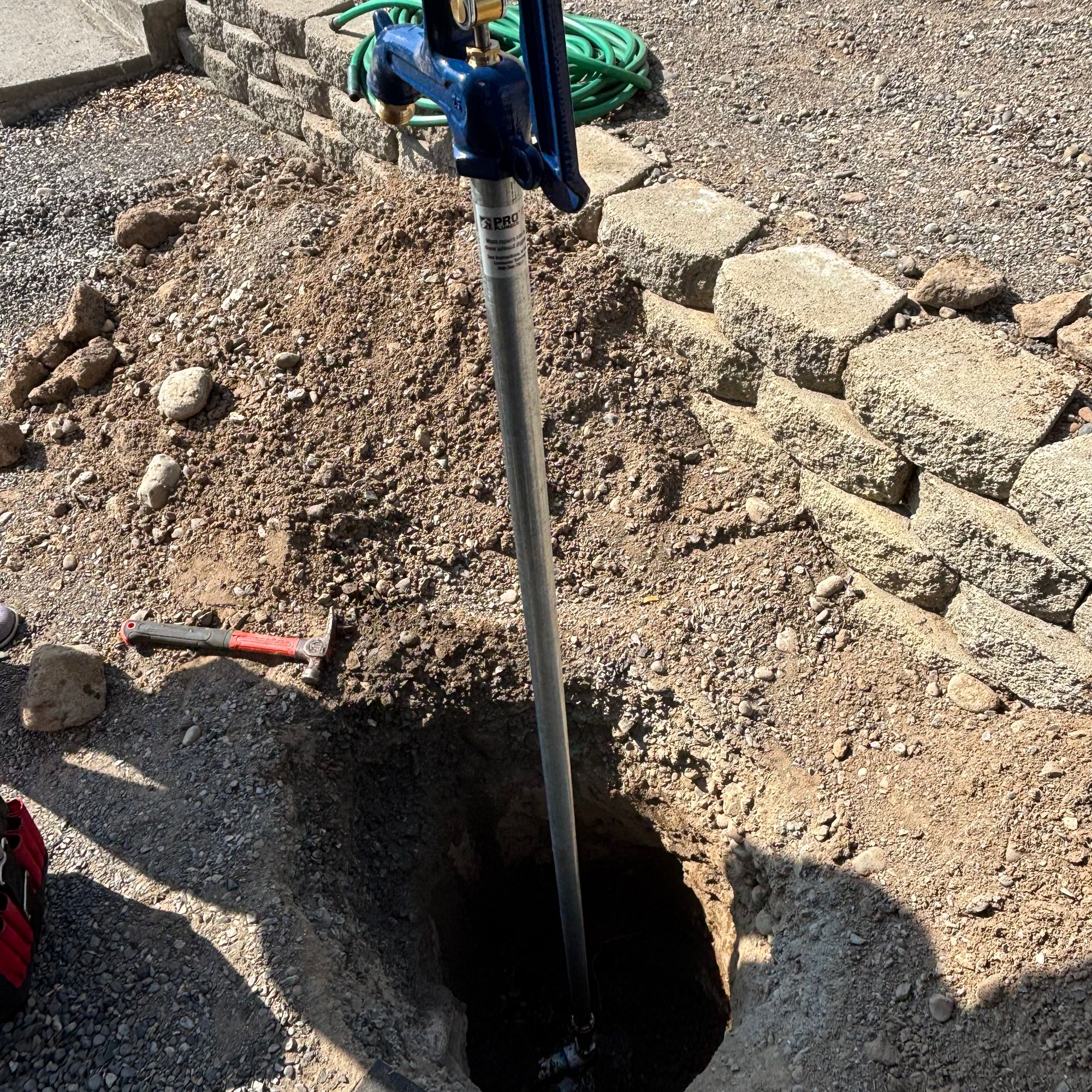 Outdoor excavation