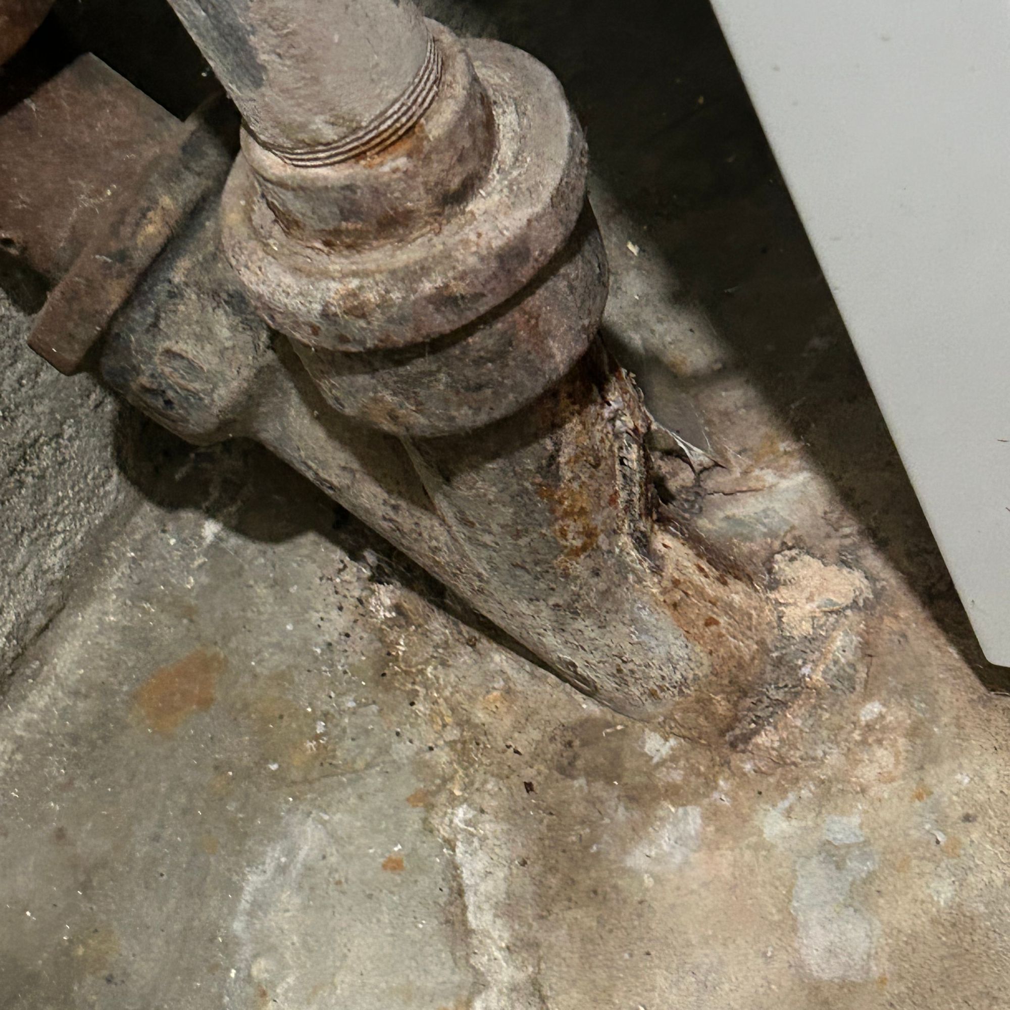 Drain fitting detail