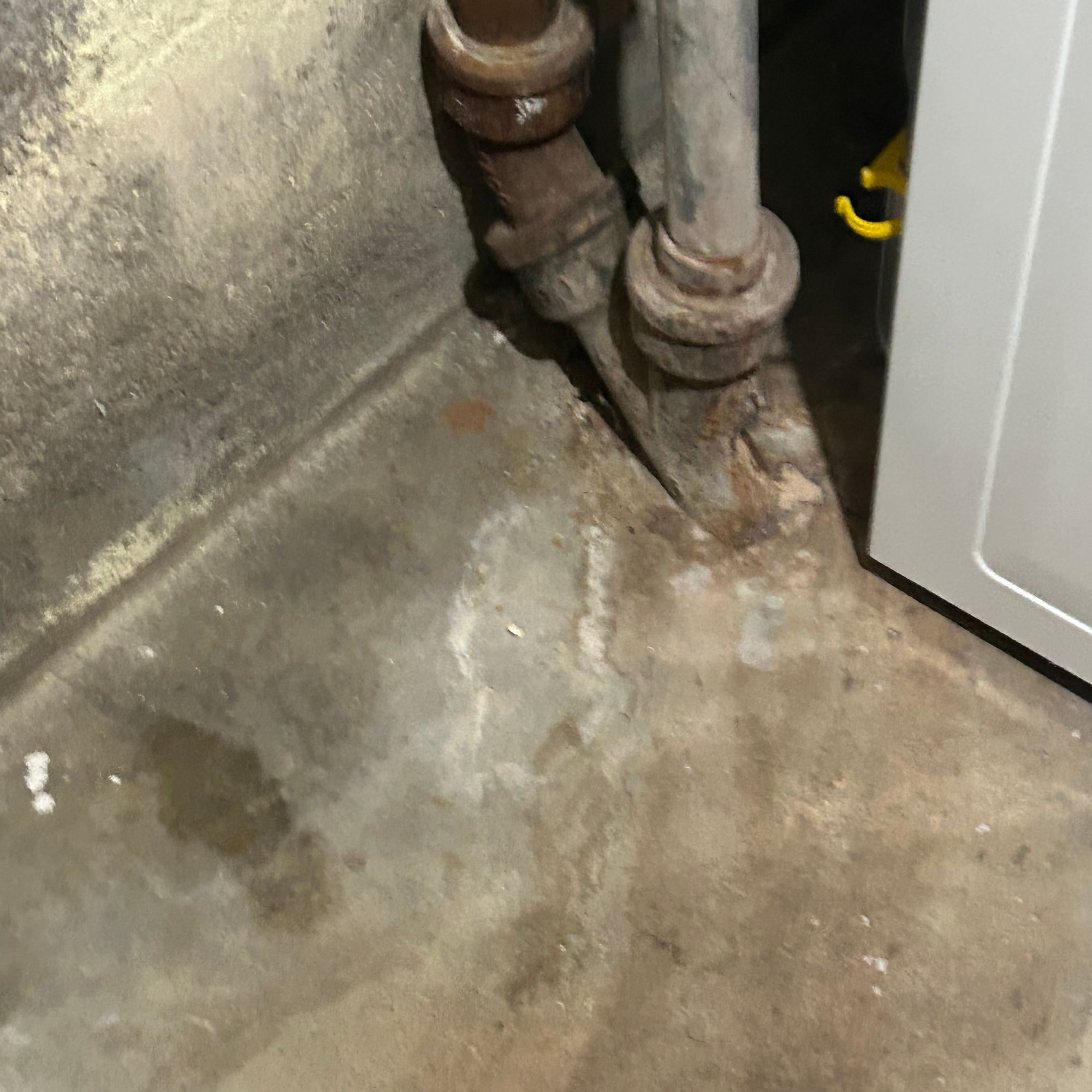 Drain pipe detail